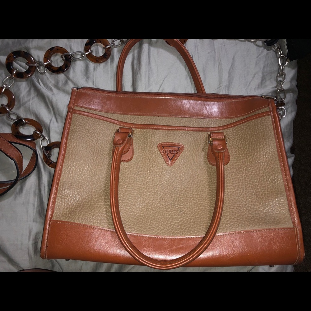 Vintage guess leather purse Bag